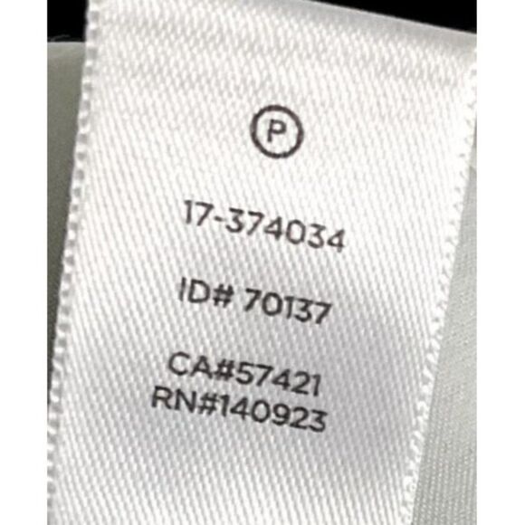 LOFT Striped Flare Dress, black & ivory, size 6 - Picture 12 of 12